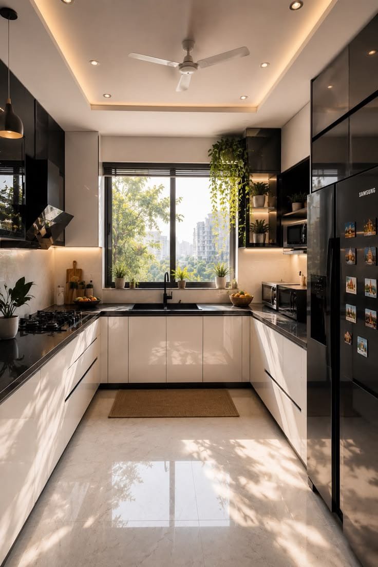 Parallel kitchen